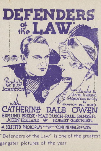 Defenders of the Law movie poster