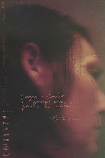 Comme entendre à travers une feuille de métal movie poster