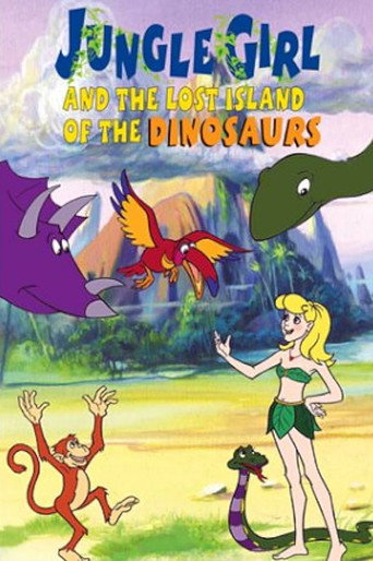 Jungle Girl and the Lost Island of Dinosaurs movie poster