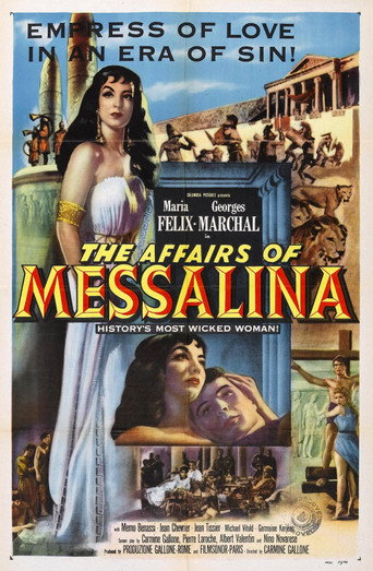 The Affairs of Messalina movie poster