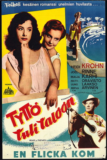 Tyttö tuli taloon movie poster