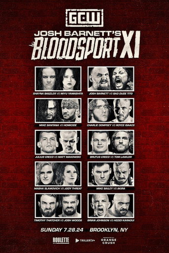GCW Josh Barnett's Bloodsport XI movie poster