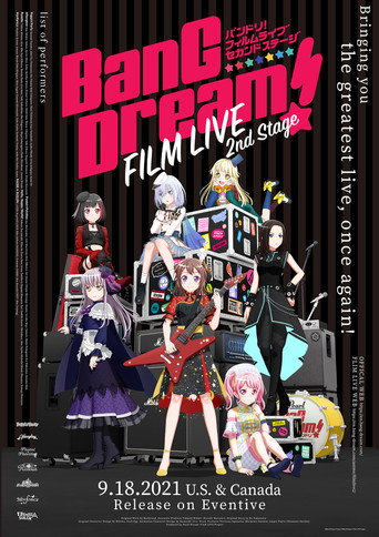 BanG Dream! FILM LIVE 2nd Stage movie poster