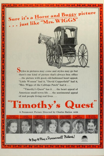 Timothy's Quest movie poster