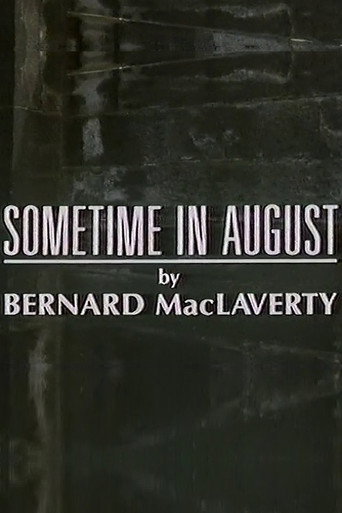 Sometime in August movie poster