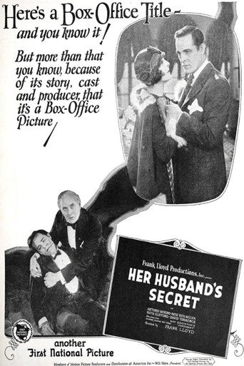 Her Husband's Secret movie poster