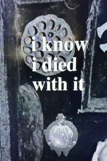 I Know I Died with It movie poster