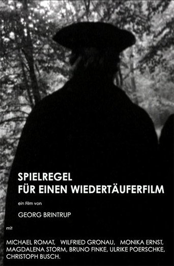 Rules For a Film about Anabaptists movie poster