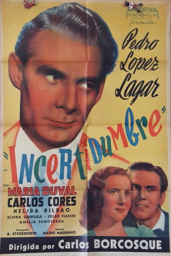 Incertidumbre movie poster