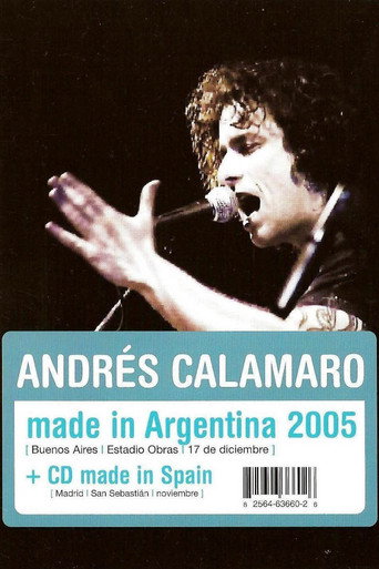 Andrés Calamaro - Made In Argentina movie poster