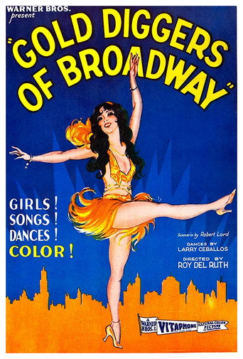 Gold Diggers of Broadway movie poster