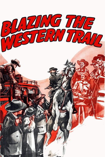 Blazing the Western Trail movie poster