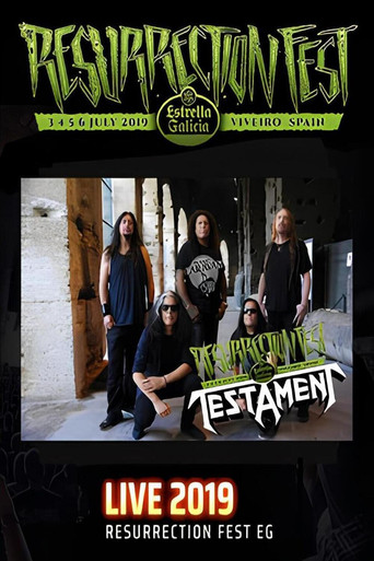 Testament - Live at Resurrection Fest EG 2019 movie poster