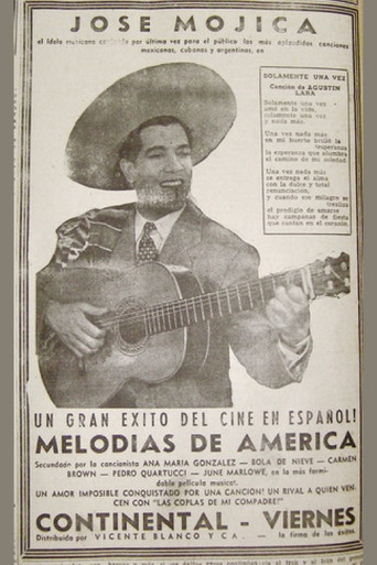 Melodías de América movie poster