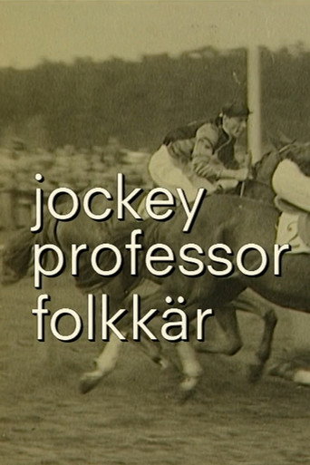 Jockey, professor och folkkär målare movie poster