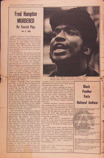 Death of a Black Panther: Fred Hampton movie poster