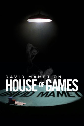 David Mamet on House of Games movie poster
