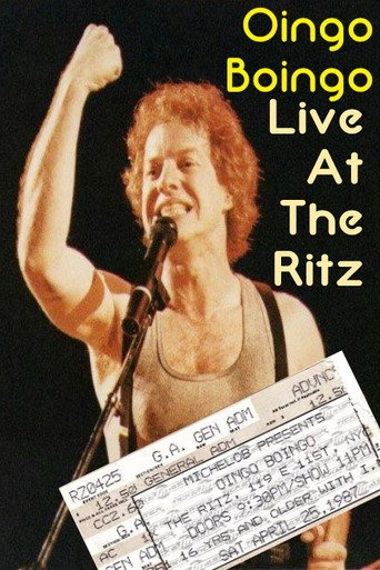 Oingo Boingo: Live at the Ritz movie poster
