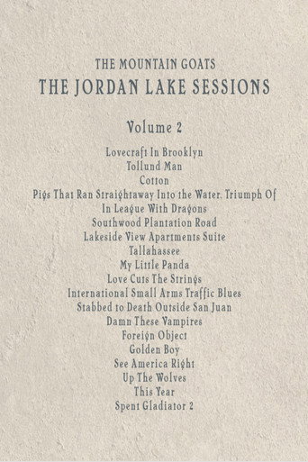 the Mountain Goats: the Jordan Lake Sessions (Volume 2) movie poster
