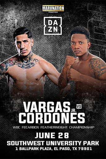 Fernando Vargas Jr. vs. Juan Carlos Cordones movie poster