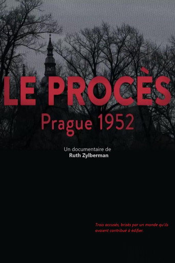Le procès - Prague 1952 movie poster