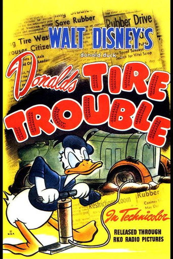 Donald's Tire Trouble movie poster