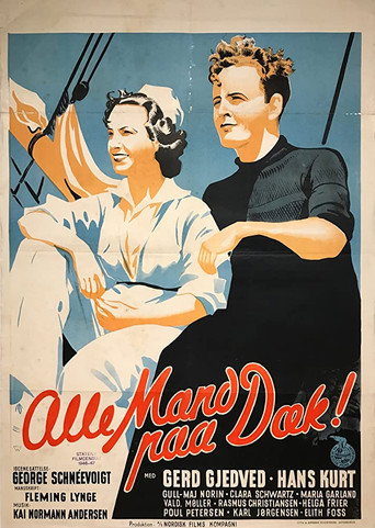Alle mand på dæk movie poster