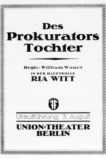 Des Prokurators Tochter movie poster