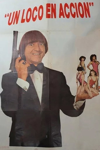 Un loco en acción movie poster