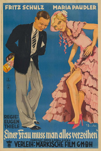 Einer Frau muß man alles verzeih'n movie poster