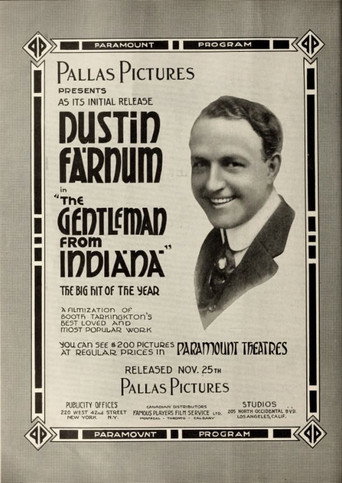 The Gentleman from Indiana movie poster