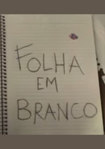 Folha em branco movie poster