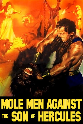 Mole Men Against the Son of Hercules movie poster