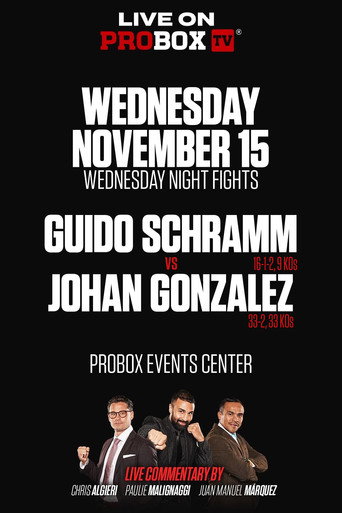 Guido Emmanuel Schramm vs. Johan Gonzalez movie poster