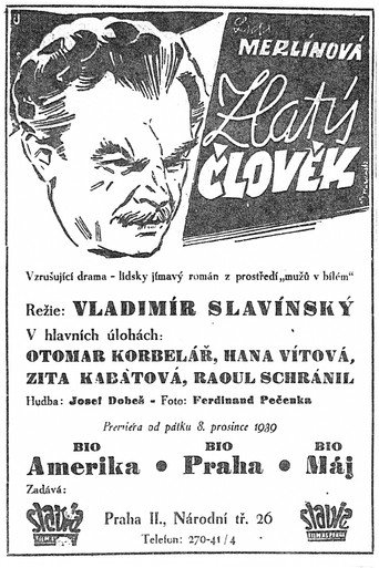 Zlatý člověk movie poster