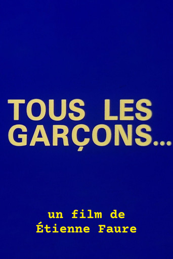 Tous les garçons... movie poster