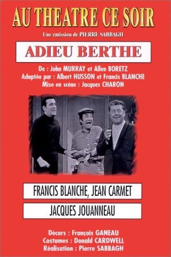 Adieu Berthe movie poster