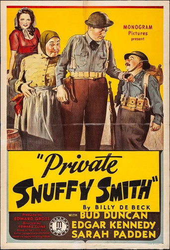 Private Snuffy Smith movie poster