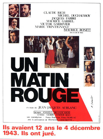 Un matin rouge movie poster