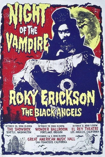 Roky Erickson & The Black Angels: Night of the Vampire movie poster