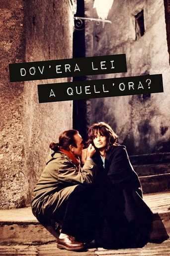 Dov'era lei a quell'ora movie poster