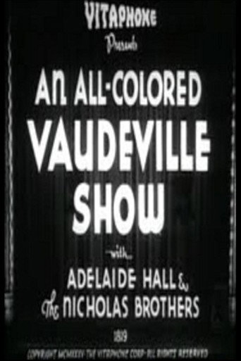 An All-Colored Vaudeville Show movie poster