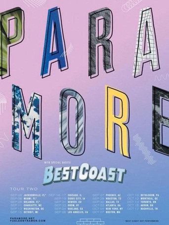 Paramore: AL Tour - Live From Paris movie poster