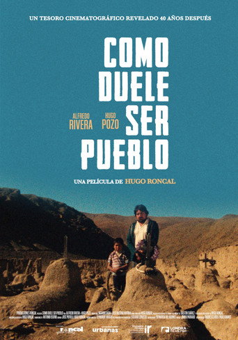 Como duele ser pueblo movie poster