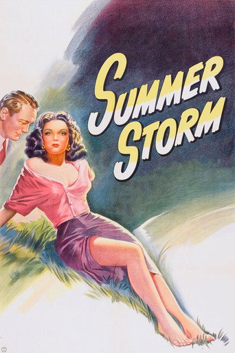 Summer Storm movie poster