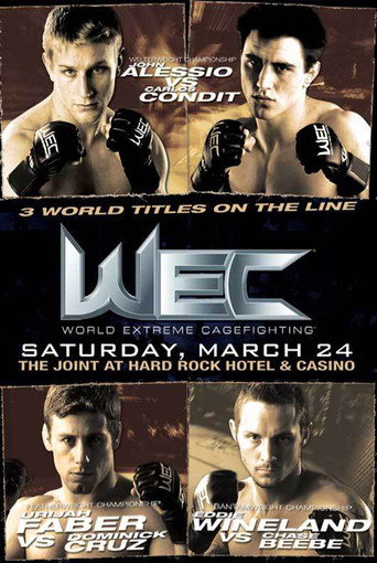 WEC 26: Condit vs. Alessio movie poster