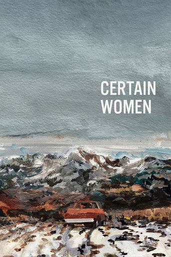 Certain Women movie poster