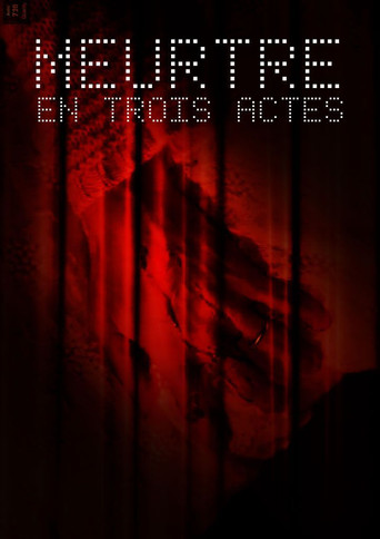 Meurtre en trois actes movie poster