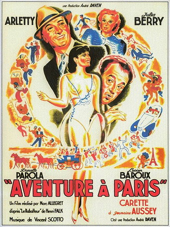 Adventure in Paris movie poster