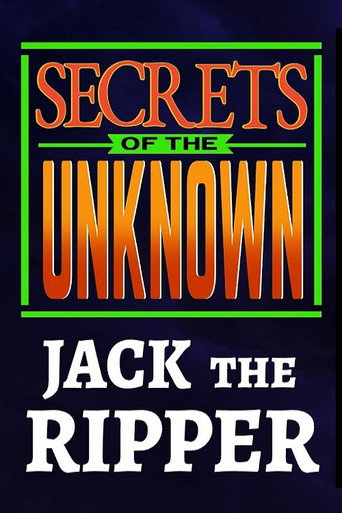 Secrets of the Unknown: Jack the Ripper movie poster